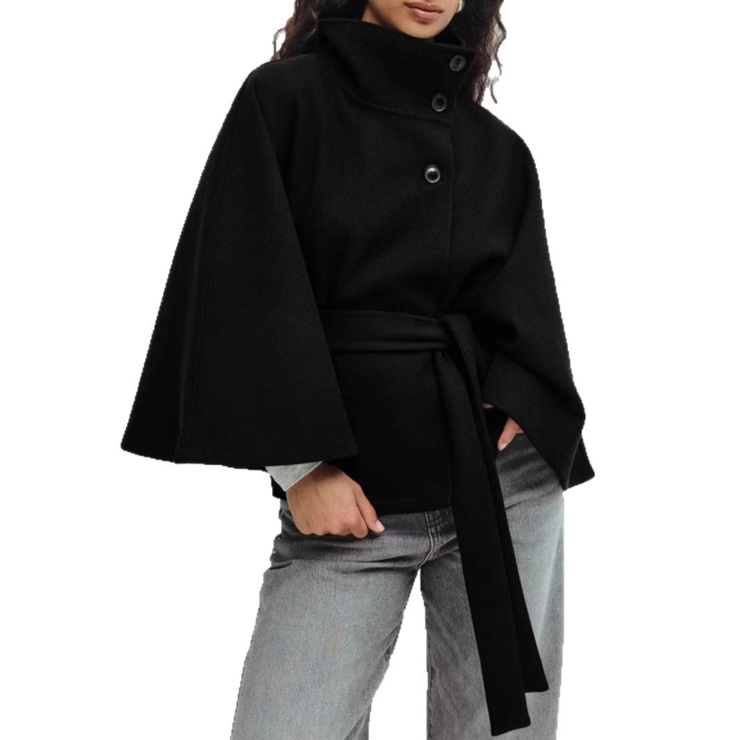 Damen Übergangsjacke Weites Modell Elegante Taillierung