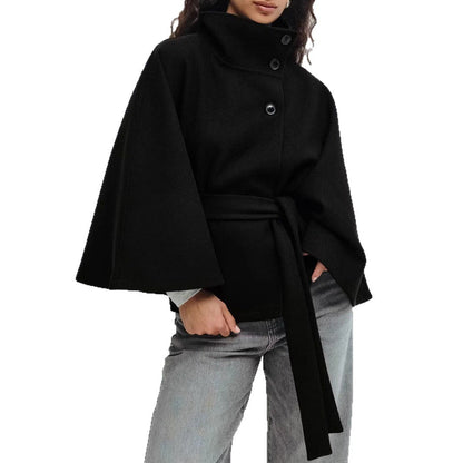 Damen Übergangsjacke Weites Modell Elegante Taillierung
