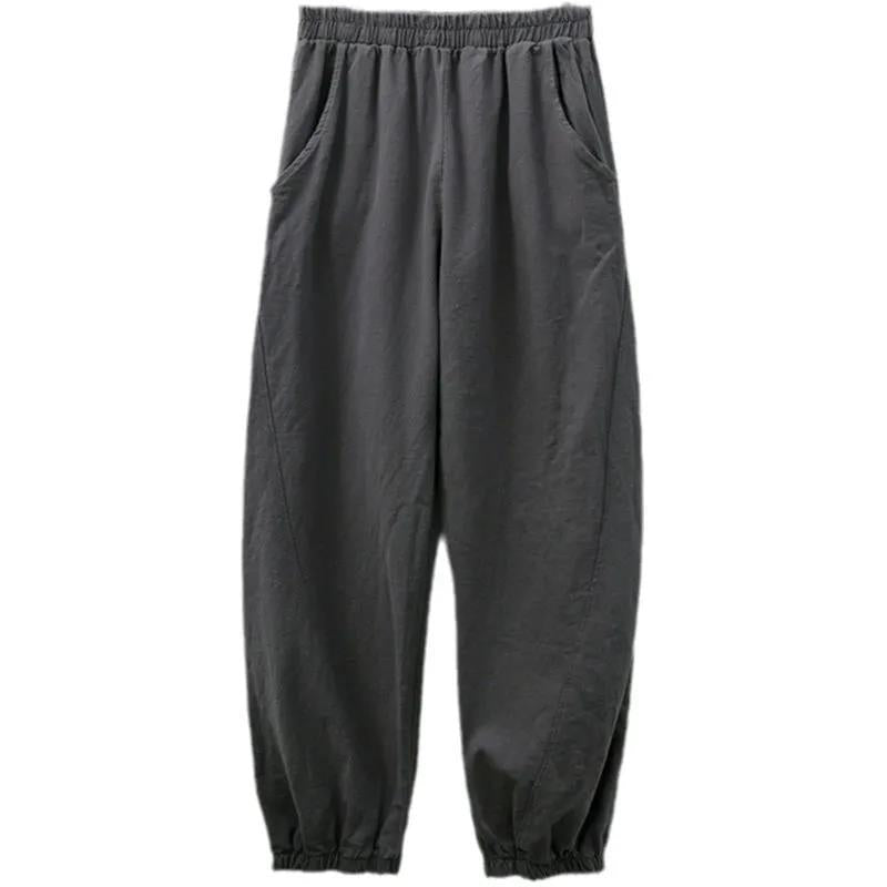 Damen Bequeme Luftpants Elastischer Bund Norvielle