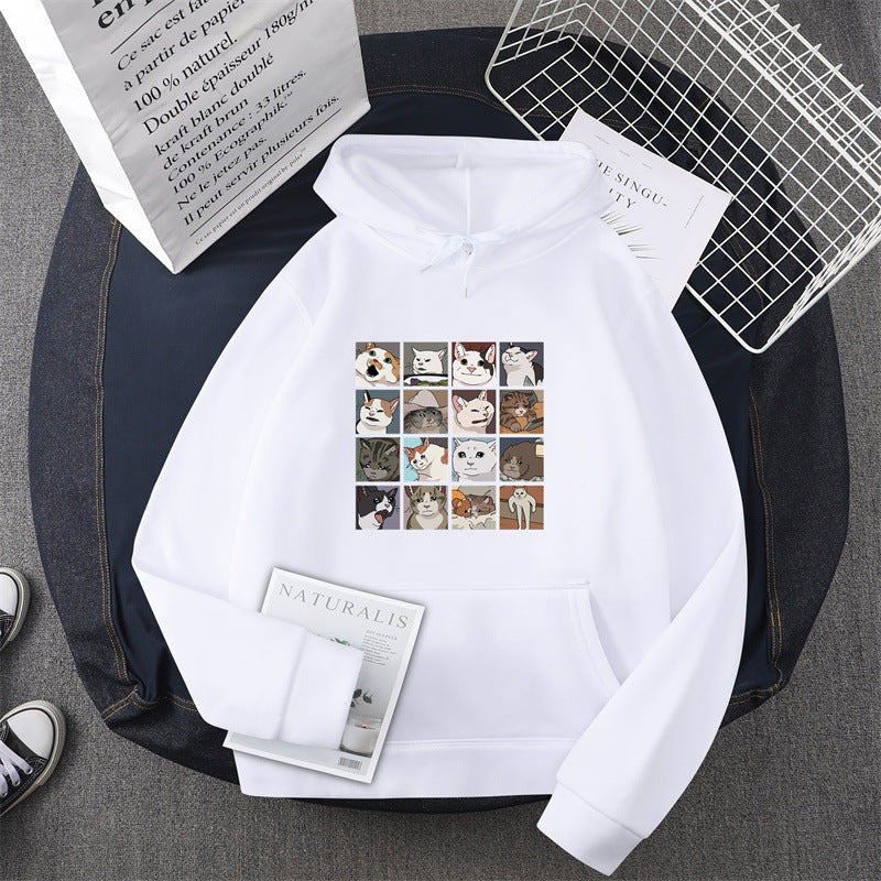 Damen Sweatshirt Tier-Motiv Norvielle
