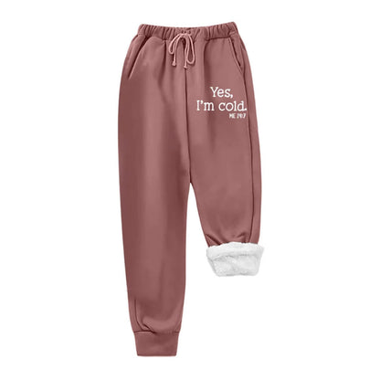 Damen Jogginghose Flauschfutter Norvielle