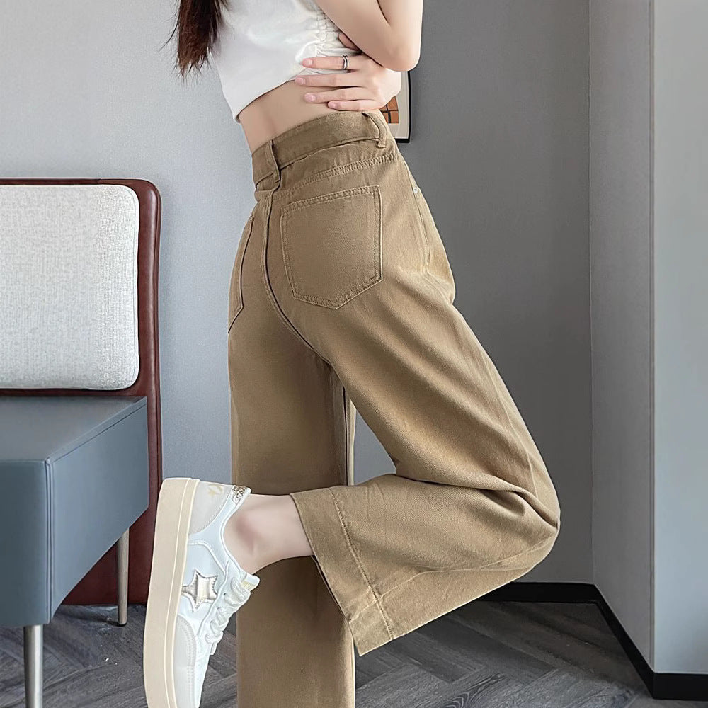Damen Highwaist Jeans Weit Norvielle - Norvielle