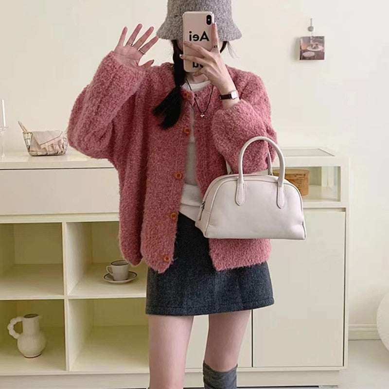 Damen Strickjacke Kuschelig Weit Norvielle