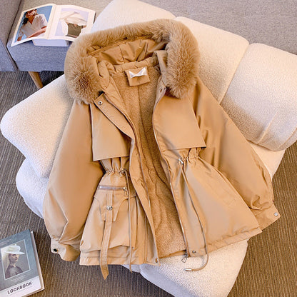 Damen Übergangsjacke Gesteppt Abnehmbares Fleece-Innenfutter Norvielle
