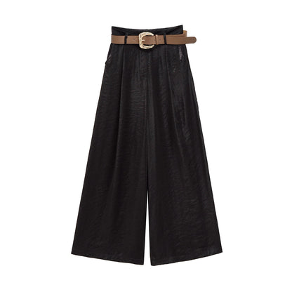 Damen Weite Culotte mit Gürtel Norvielle