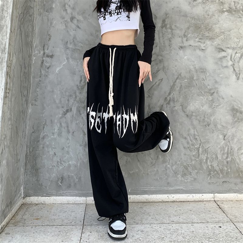 Damen Baggy-Hose Graffiti-Design