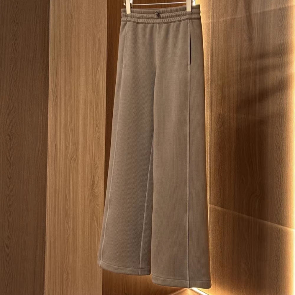 Damen Loungehose Elastisch Weit Norvielle - Norvielle