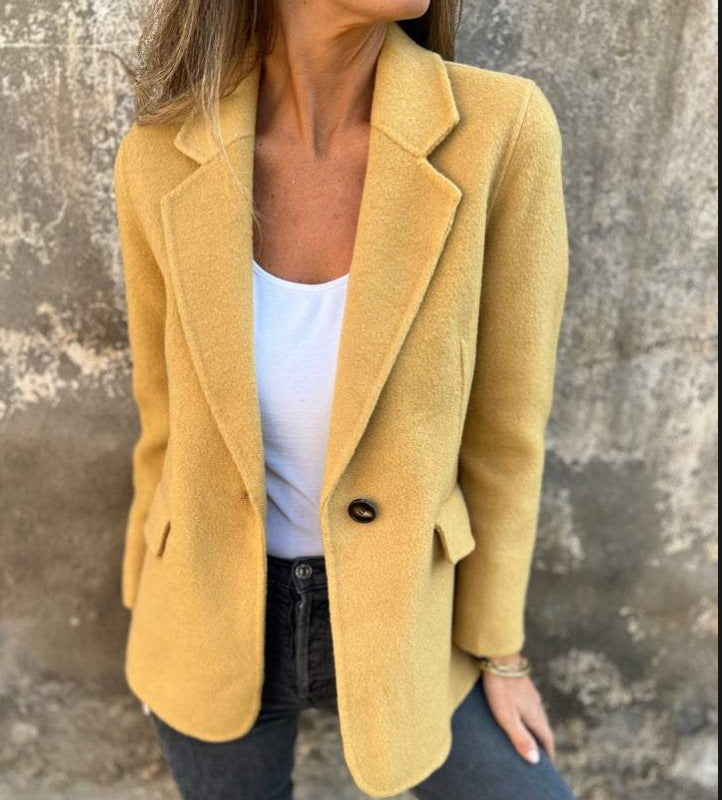 Damen Blazerjacke Weiches Fleece Norvielle