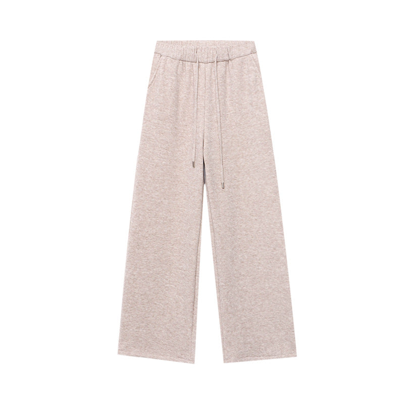 Damen Sweatpants Elastischer Bund Weite Bein Norvielle