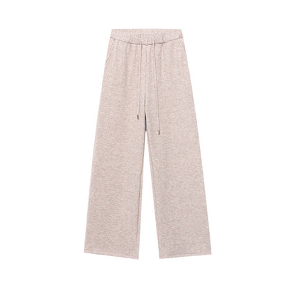 Damen Sweatpants Elastischer Bund Weite Bein Norvielle
