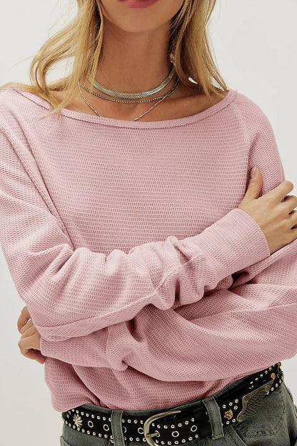 Damen Off-Shoulder Sweatshirt Norvielle Lässig