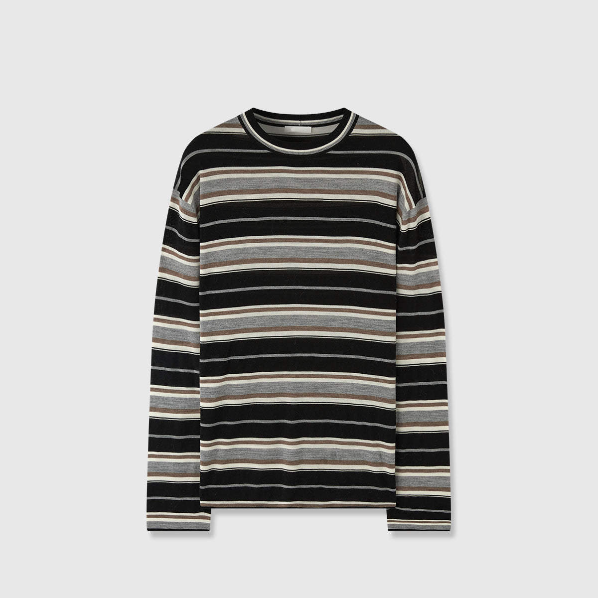 Damen Langarmshirt Streifenmuster Norvielle