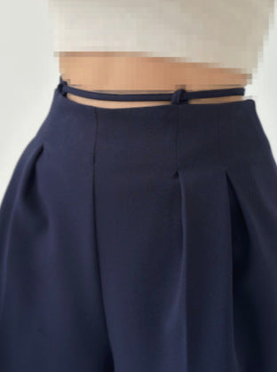 Damen High-Waist Chinohose Norvielle mit Bindeband