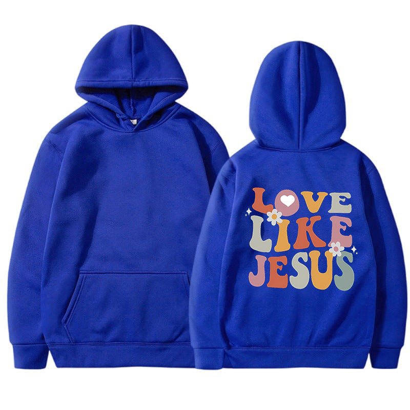 Damen Hoodie Inspirierender Aufdruck Norvielle Baumwolle