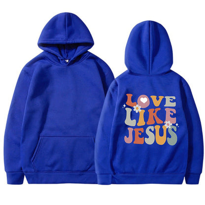 Damen Hoodie Inspirierender Aufdruck Norvielle Baumwolle
