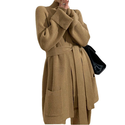Damen Strickensemble Weites Design Luxuriöses Material