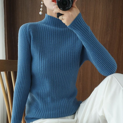 Damen Rollkragenpullover Figurschmeichelnd Norvielle