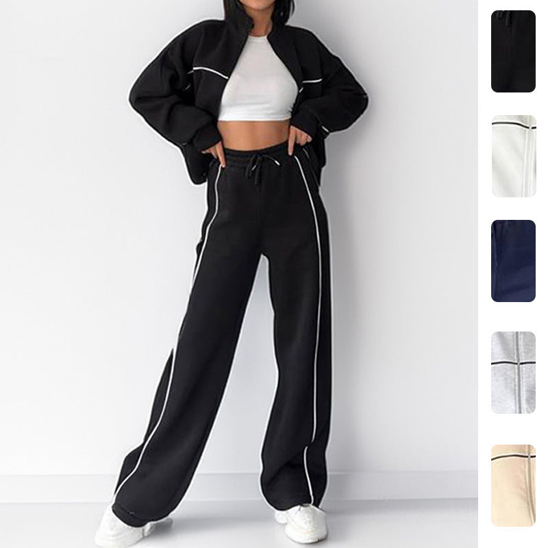Damen Sportset Weiches Material Hohe Beininserts Schwarz Norvielle - Norvielle