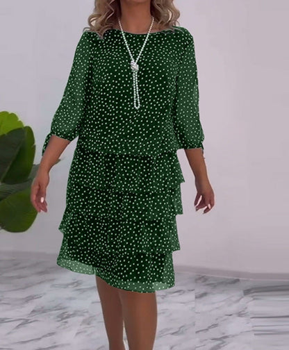 Damen Hemdblusenkleid Volant-Design Norvielle