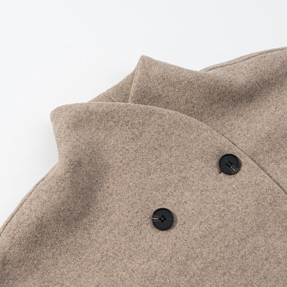 Damen Wolljacke Doppelt Geknöpft Norvielle