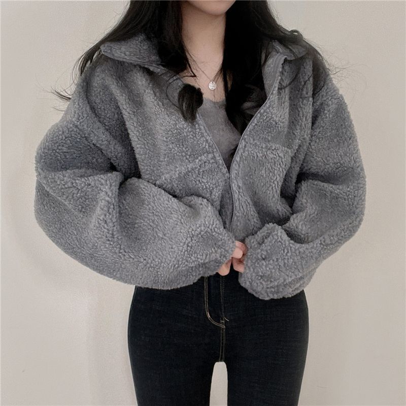 Damen Oversized Fleecejacke Norvielle