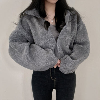 Damen Oversized Fleecejacke Norvielle