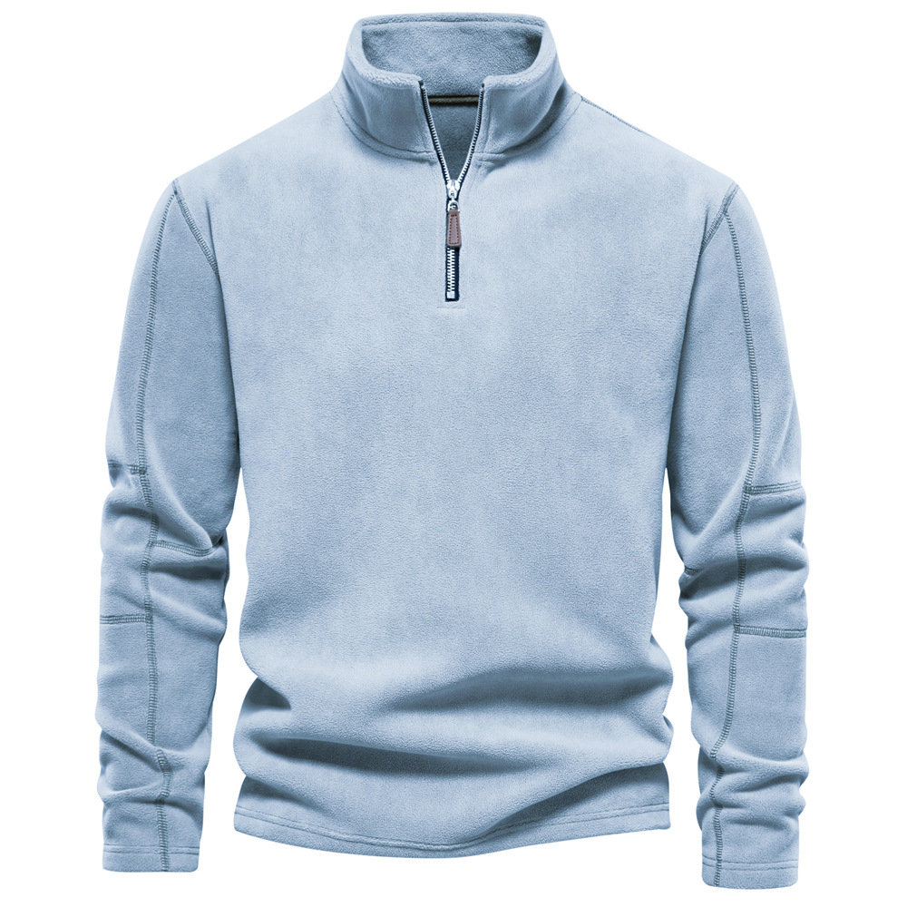Herren Klassisches Sweatshirt Viertelreißverschluss