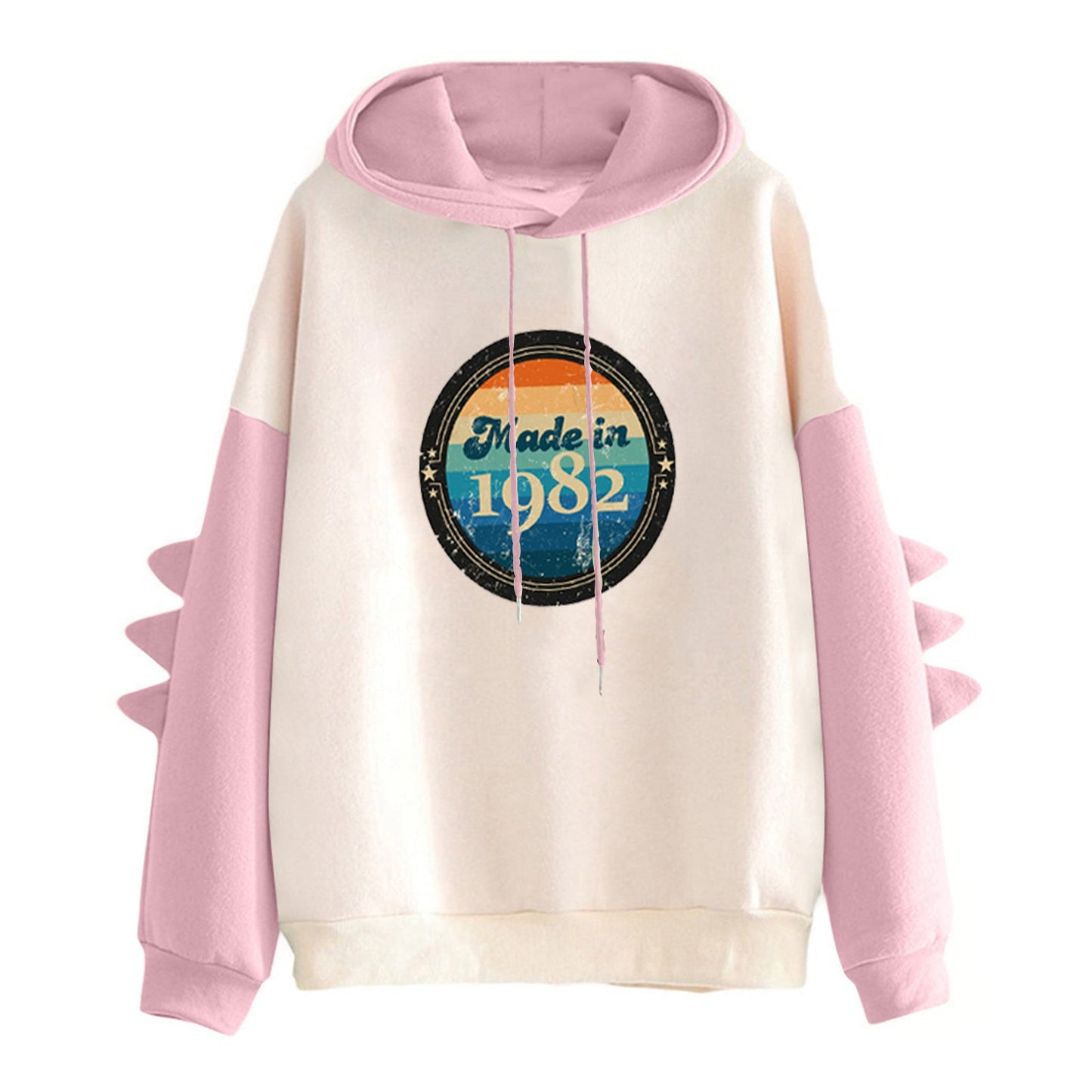 Damen Kapuzenpullover Retro-Design Norvielle - Norvielle