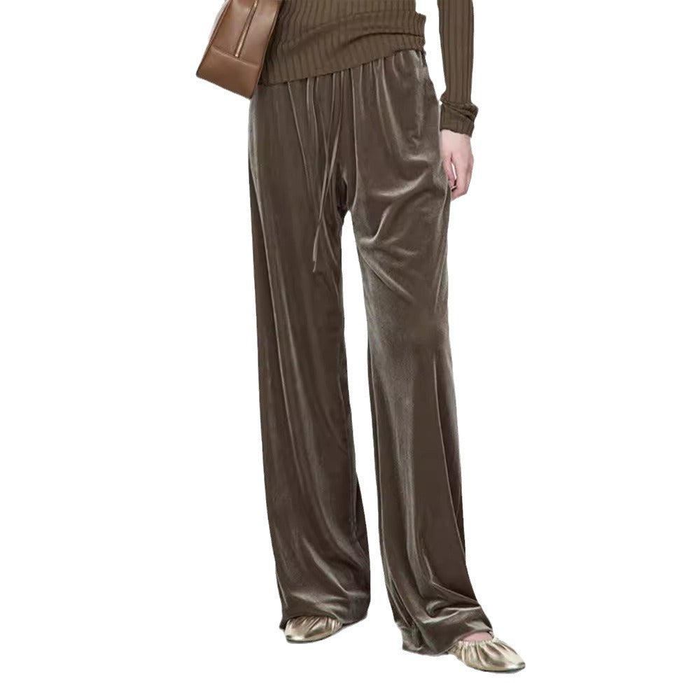 Damen Samt-Hose Bequem Norvielle