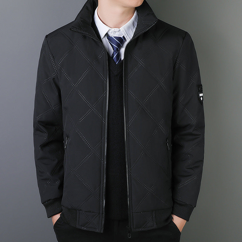 Damen Steppjacke Reißverschluss Elegante Schwarz - Norvielle