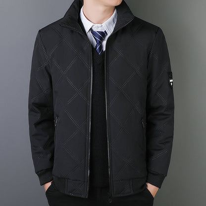 Damen Steppjacke Reißverschluss Elegante Schwarz - Norvielle