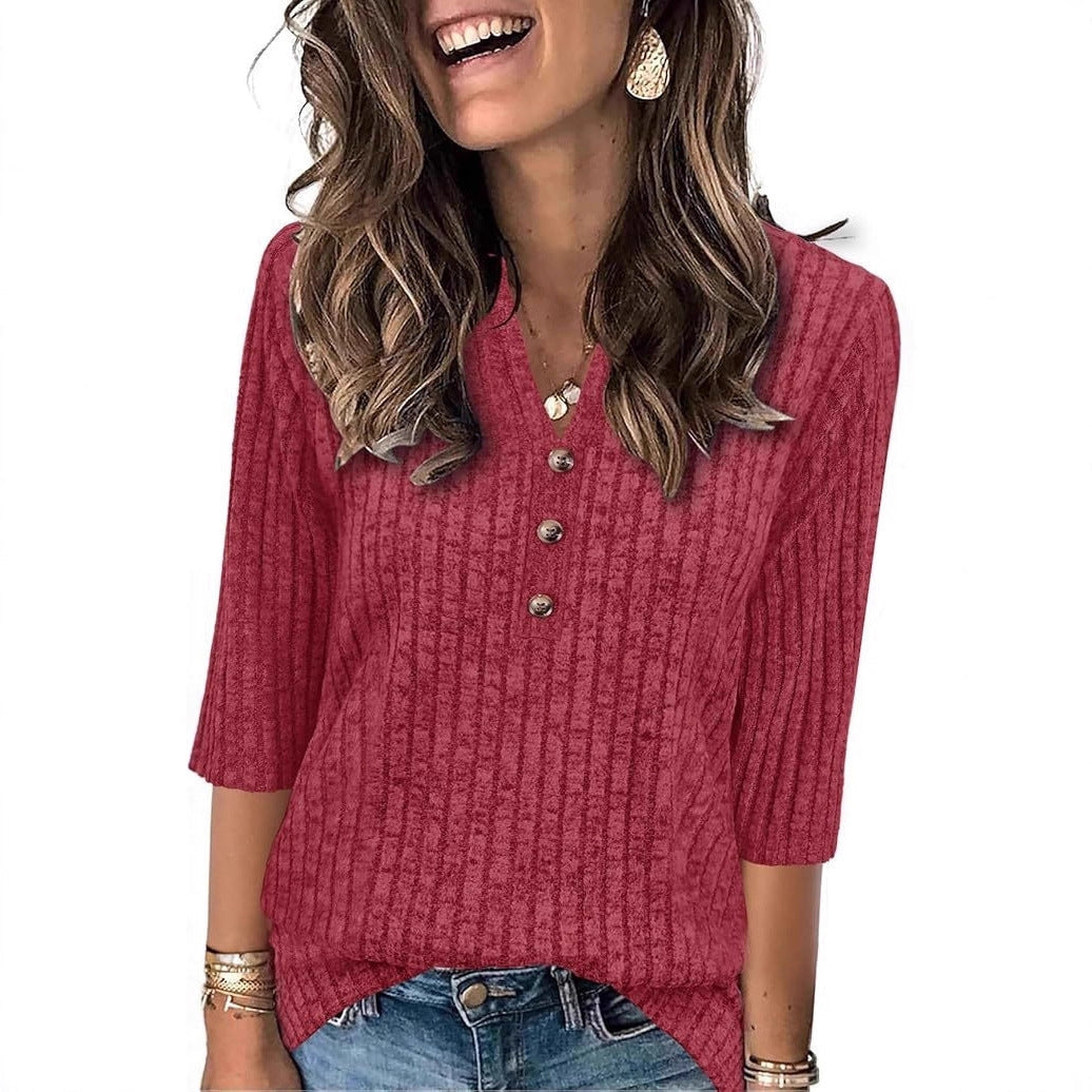 Damen Strickpullover Modernes Rippenmuster Dekorativer - Norvielle