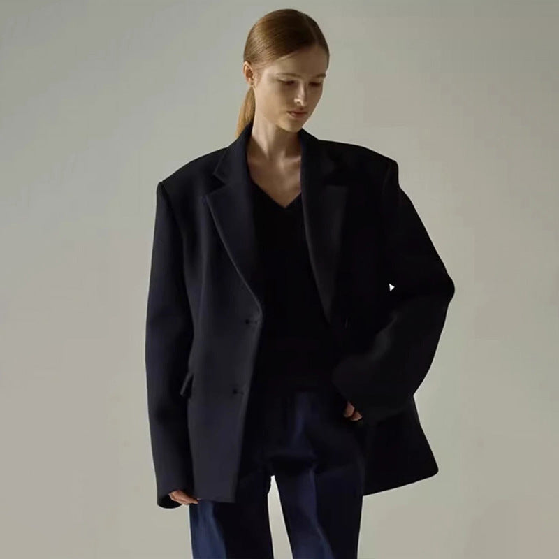 Damen Oversize Blazer mit Innenjacke Norvielle