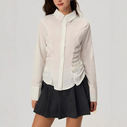 Damen Bluse Rüschendetails Elegantes Design Norvielle