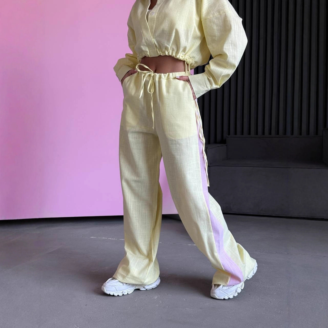 Damen Leisure Set Oberteil Hose Norvielle
