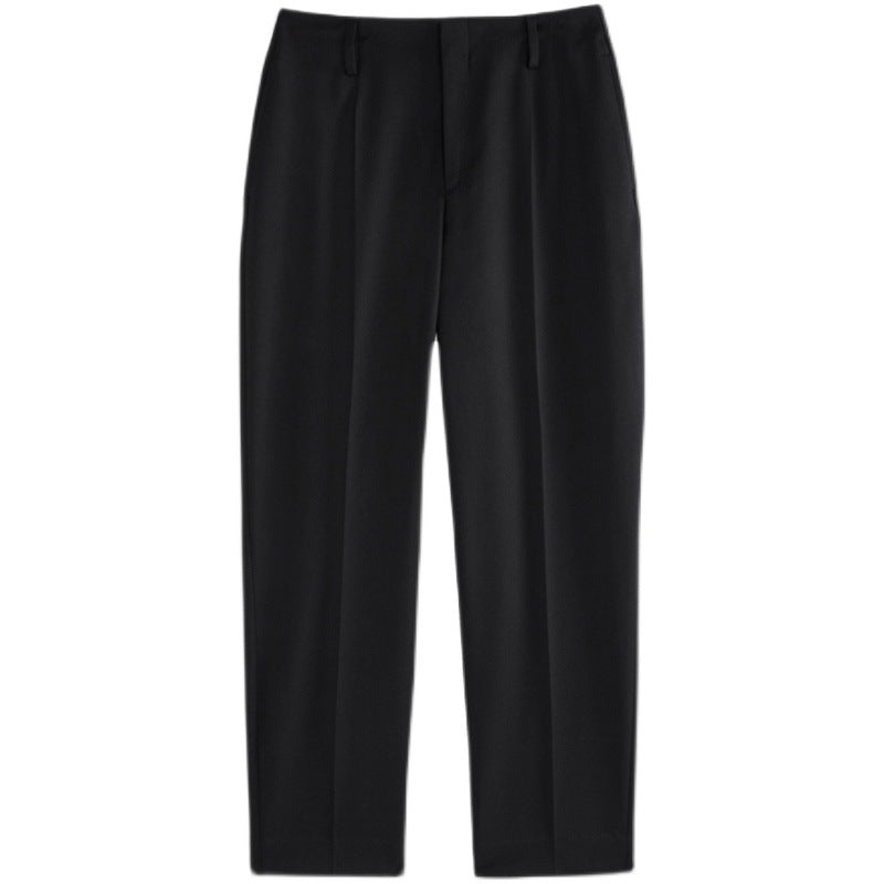 Damen Anzughose Hochtaillen Hose mit Gürtel