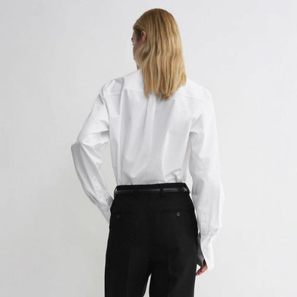 Damen Bluse Elegante Baumwolle Weiß