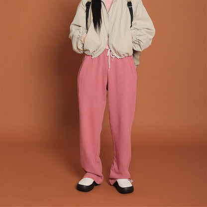 Damen Jogginghose Gummizug Verstellbar Schwarz Norvielle - Norvielle