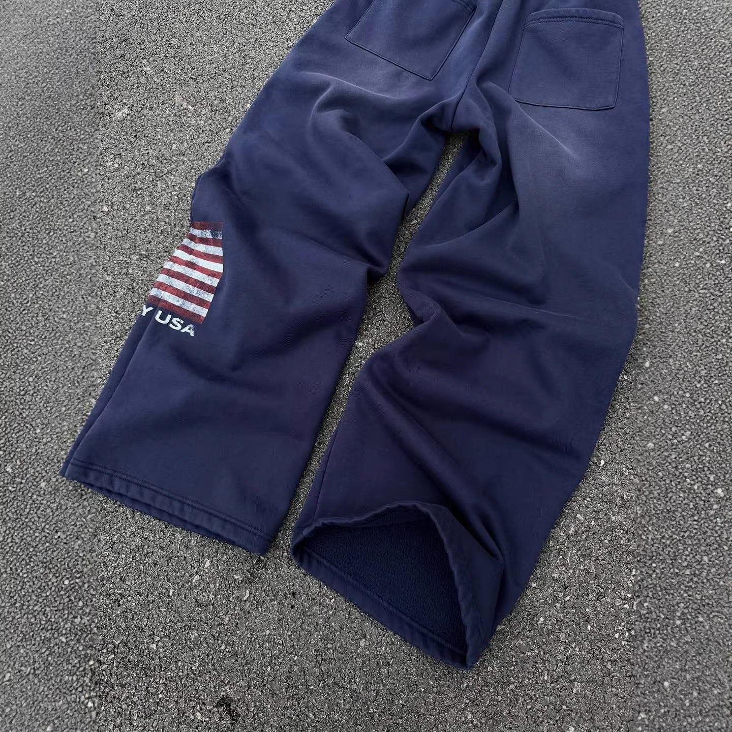Damen Sweatpants Elastischer Bund Seitentaschen