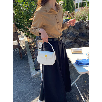 Damen Bluse Lässig Knöpfe Norvielle