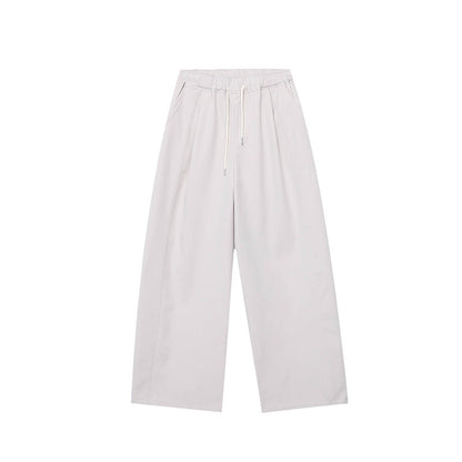 Damen Wide-Leg-Hose Elastischer Bund