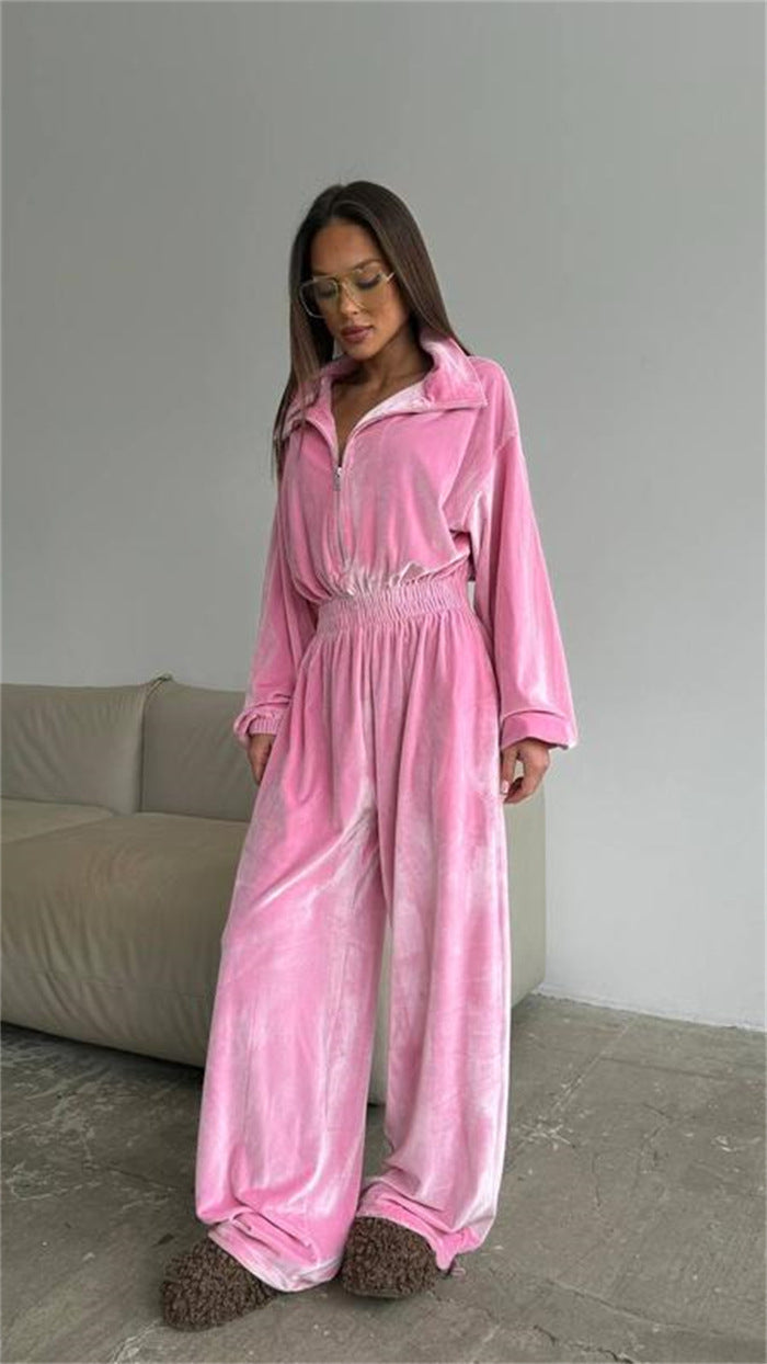 Damen Fleece-Jumpsuit Elastisch Norvielle