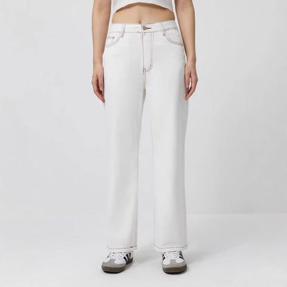Damen Jeans mit Stickereien Blumenmuster Norvielle