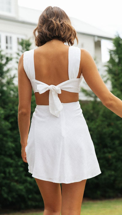 Damen Zweiteiliges Set Crop- Minirock