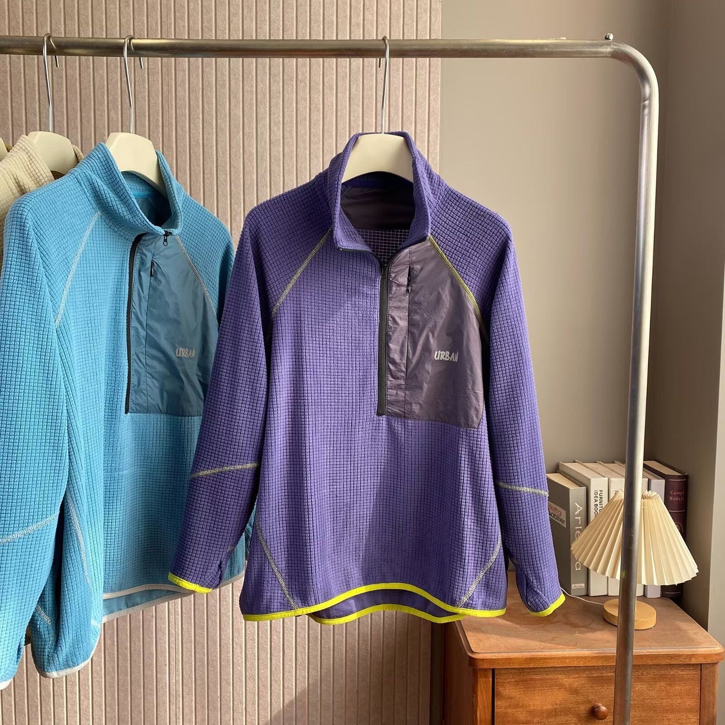 Damen Fleece-Pullover Kurz Reißverschluss Norvielle