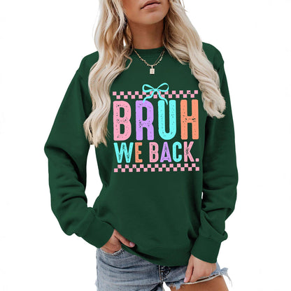 Damen Sweatshirt Bequem Fröhlicher Druck Norvielle