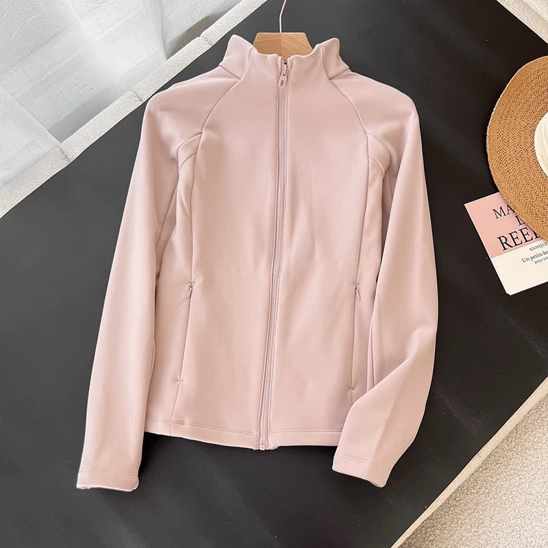 Damen Sportjacke Atmungsaktiv Hochkragen Norvielle