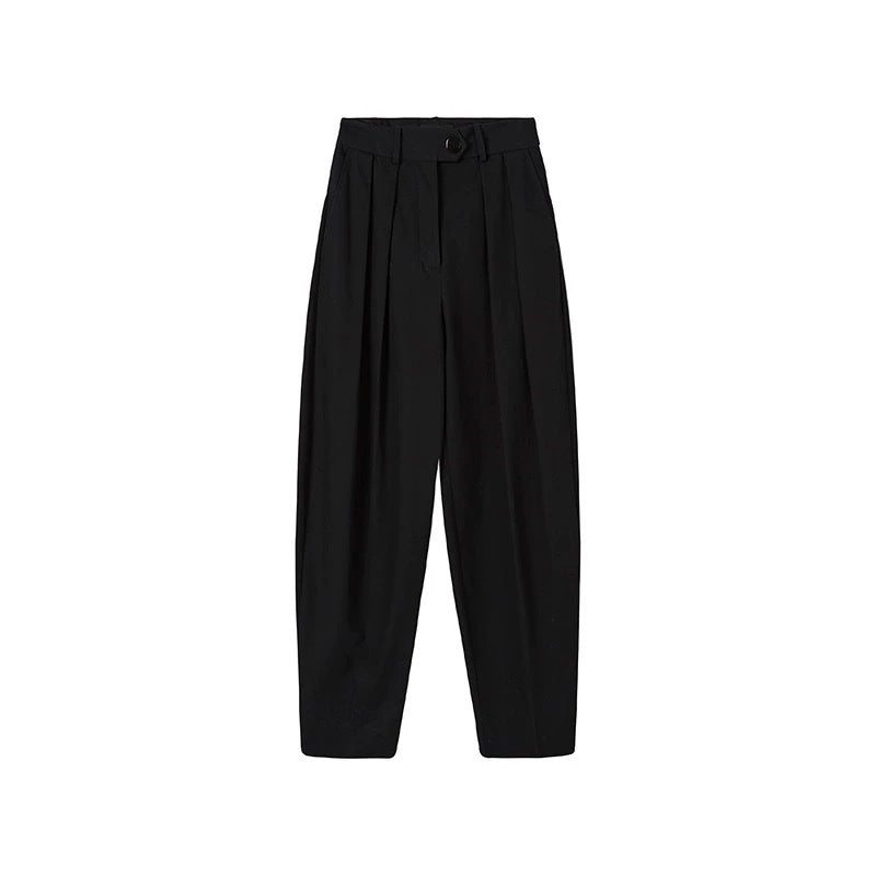Damen Hochbundhose Weit Norvielle Elegante
