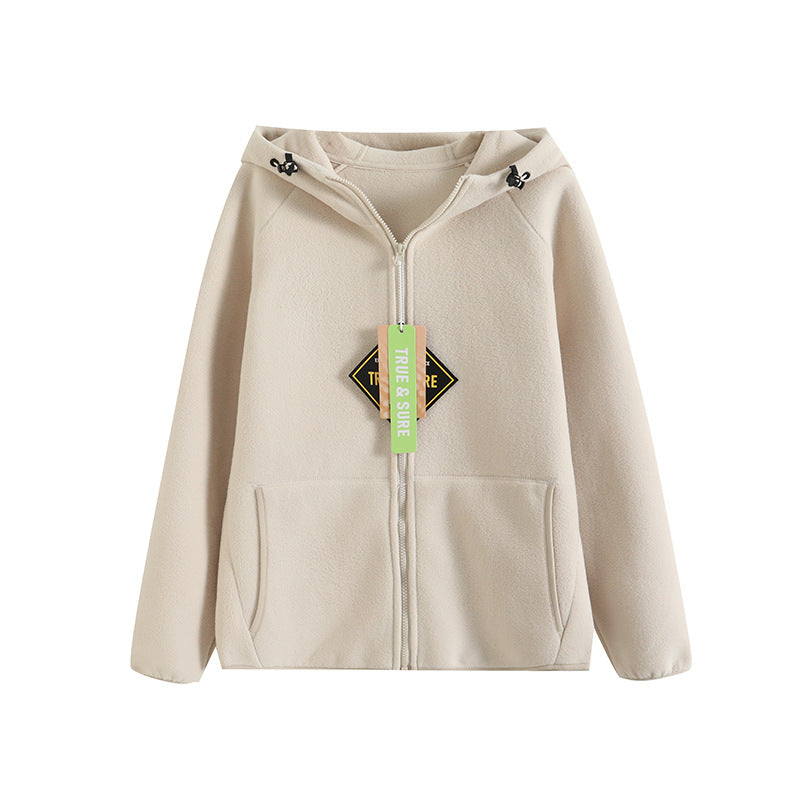 Damen Fleecejacke Hochkragen Mit Seitentaschen Norvielle