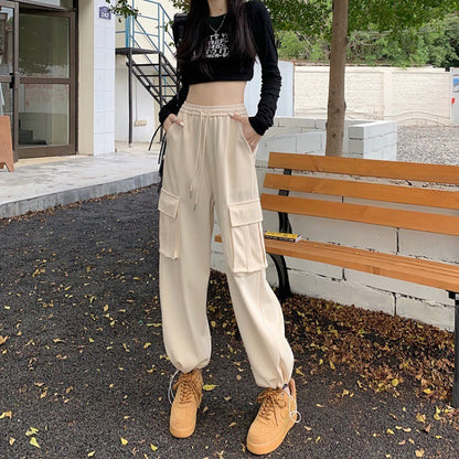 Damen Cargo-Hose Seitentaschen Norvielle